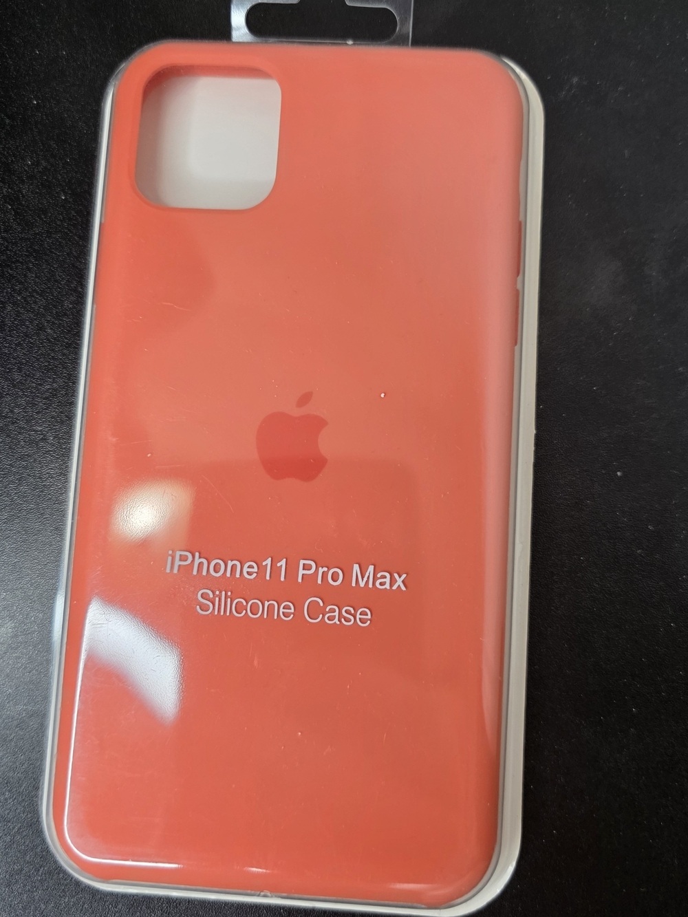Apple Silicone Case for iPhone 11 Pro Max - Coral Red